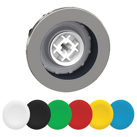 Schneider Electric Push Button Head, 30mm, 6 Caps ZB4FA9