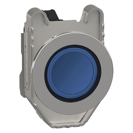 Schneider Electric Pilot Light, Blue, 30mm, LED XB4FVM6
