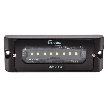 Maxxima Work Light, 820 lm, LED, 2-13/64" H MWL-14-A