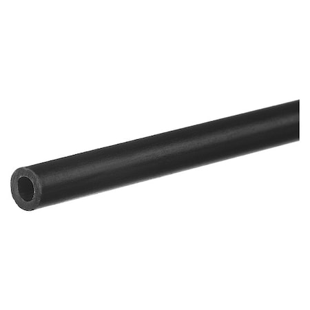 Zoro Select Graphite Tube, 6" L, Graphite, Black ZUSA-GT-6