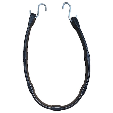 Zoro Select S-Hook, 3/4" W, Black 635771765