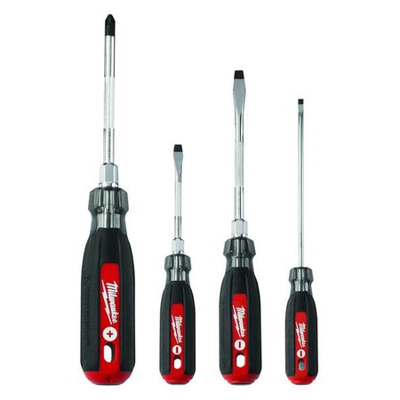 Milwaukee Tool 4 pc. Cushion Grip Screwdriver Set 48-22-2884