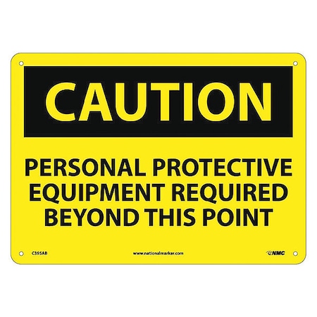 Nmc Caution Ppe Safety Sign C395AB