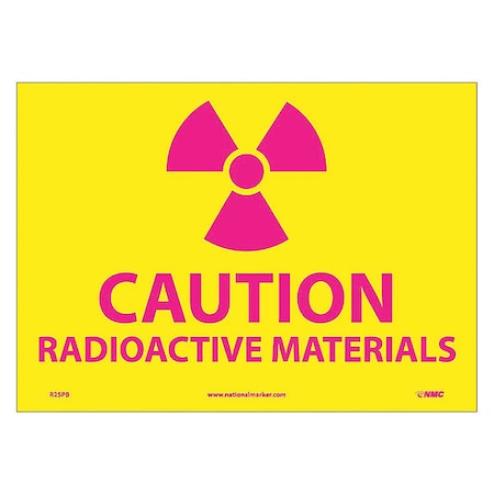 Nmc Caution Radioactive Materials Sign R25PB