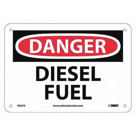 Nmc Danger Diesel Fuel Sign, D427R D427R