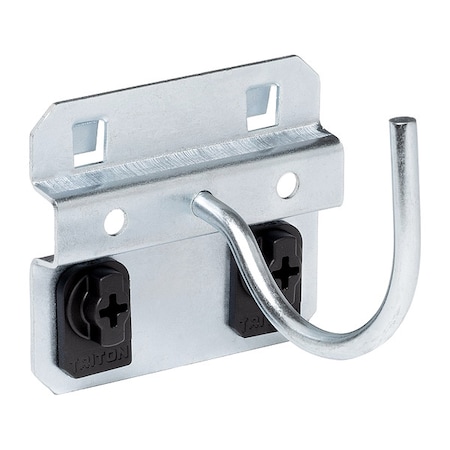Triton Products 2-1/4 In. Curved Steel Pegboard Hook for LocBoard, PK5 55200