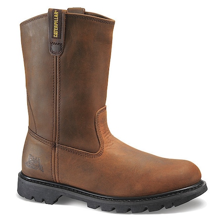 Cat Footwear Revolver, Men's Revolver Pull-On Boot, 7 M, Leather, Brown P72191