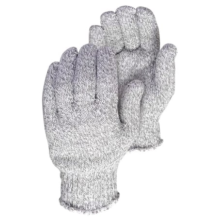 Superior Glove Cool Grip(R) Cut and Heat Resistant Glove, 608 Degrees F Max Temp., Knit Cuff Gray, M ( 8 ), 1 PR SPGC/A-M