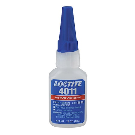 Loctite Adhesive, 4011, Instant, 20g 142059