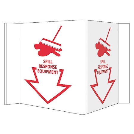 Nmc Spill Response Equipment 3-View Sign, VS24W VS24W