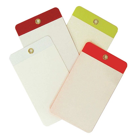 Nmc Blank Overlaminate Tag 3 1/4" X 5 1/2", Pk25 LVS203R