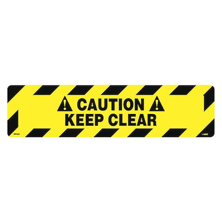 Nmc Caution Keep Clear Anti-Slip Cleat WFS626