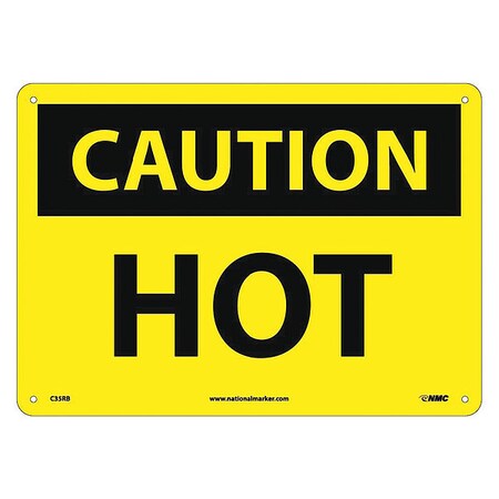 Nmc Caution Hot Sign, C35RB C35RB