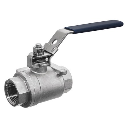 Usa Industrials Manual 2-Way Ball Valve, NPT, 304 SS ZUSA-VLV-55
