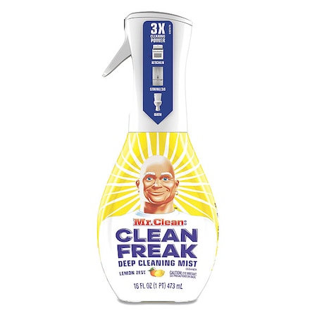 Mr. Clean Deep Cleaning Mist, Trigger Spray Bottle, 16 oz, Lemon, 6 PK 79129