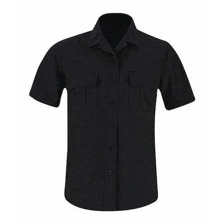 Propper Tactical Shirt, 6% Spandex, 94% Nylon, Button, 4 Pocket(s), Black, 2XL F53763C001XXL