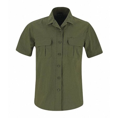 Propper Tactical Shirt, 6% Spandex, 94% Nylon, Button, 4 Pocket(s), Olive Green, 4XL F53763C3304XL