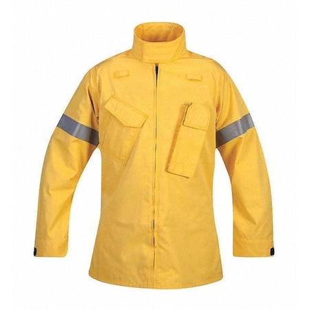 Propper Wildland Overshirt, Sigma FR Fabric, Zipper, 2 Pocket(s), Yellow, Large F53072L700L2
