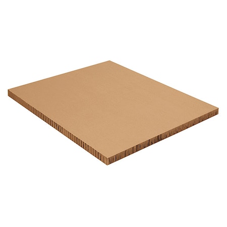 Zoro Select Honeycomb Sheets, 40" x 48" x 2", Kraft 56EC55