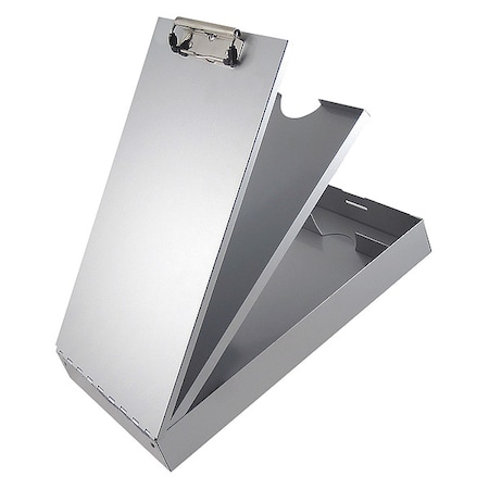 Zoro Select Storage Clipboard, Silver, 9" W 21119