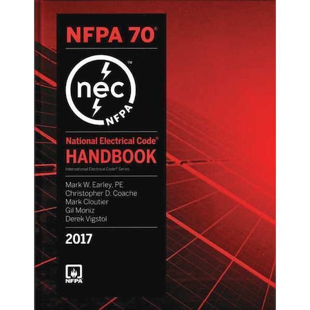 Nec Electrical Code Book, NFPA 70(R) National Electrical Code, English, Hardcover NEC Hndbk Hrdbnd