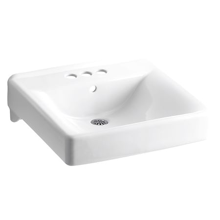 Kohler Bathroom Sink, 20"x18"x7.5", White K-2054-0