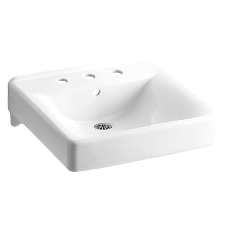 Kohler Bathroom Sink, 20"x18"x7.5", White K-2053-0