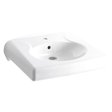 Kohler Bathroom Sink, 22"x19.75"x6.625", White K-1997-SS1-0