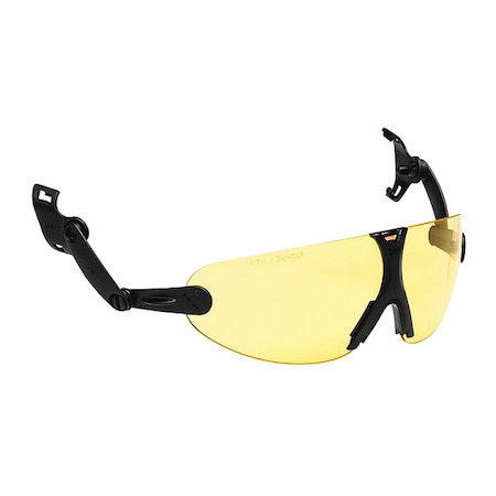 3M 3M, Clip-On Eyewear Anti-Fog & Anti-Scratch, Amber Lens, Amber Frame, Attaches to 3M Hard Hats V903AF