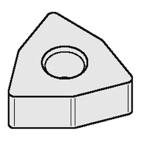 Widia Insert, 1/2 in, 0.0312 in WNMA432