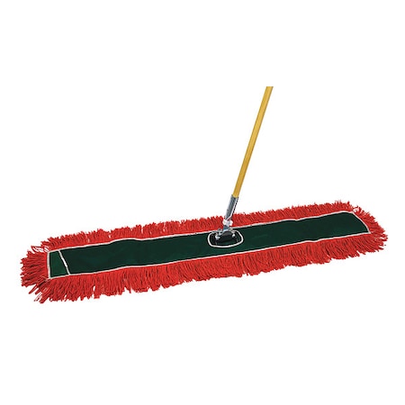 Tough Guy Dust Mop, Slide On Connection, Cut-End, 56FJ81 (Formerly Tough Guy) 56FJ81