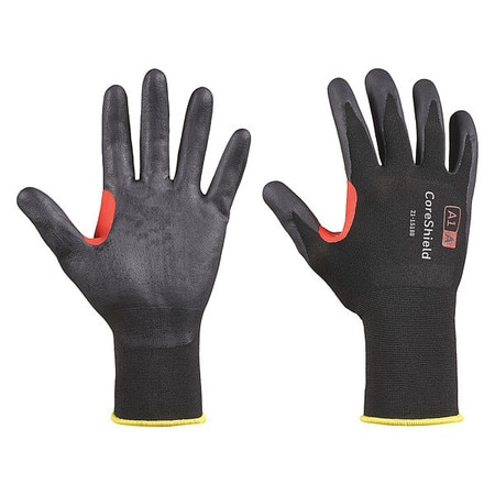 HONEYWELL Cut-Resistant Gloves, M, 18 Gauge, A1, PR 21-1518B/8M