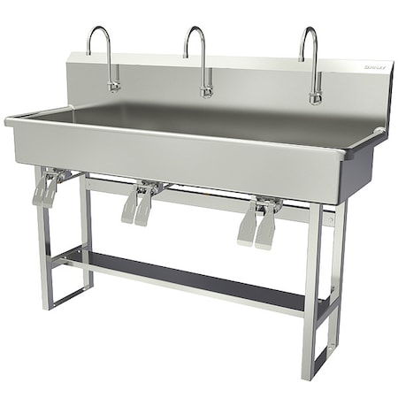 Sani-Lav Wash Station, 60"x20"x45", SS 56FK2