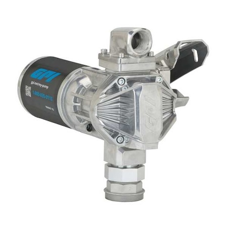 Gpi Fuel Transfer Pump, 12V DC, 20 gpm Max. Flow Rate , 3/8 HP, Cast Aluminum, 1 in NPT Inlet G20-012PO