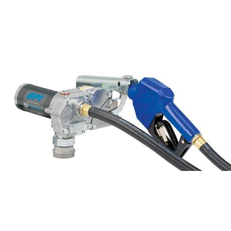 Gpi Fuel Transfer Pump, 115V AC, 12 gpm Max. Flow Rate , 1/8 HP, Cast Aluminum, 1 in NPT Inlet M-1115S-AU