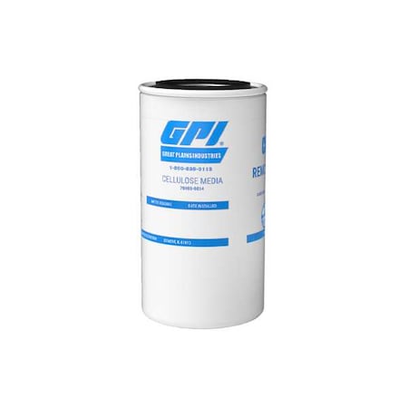 Gpi Fuel Filter, 25 gpm, 50 psi, 7 in L 129340-07