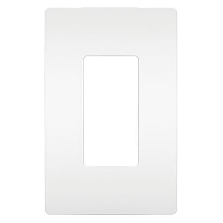 Zoro Select Rocker Wall Plate, Number of Gangs: 3 Plastic, Smooth Finish, White RWP26W