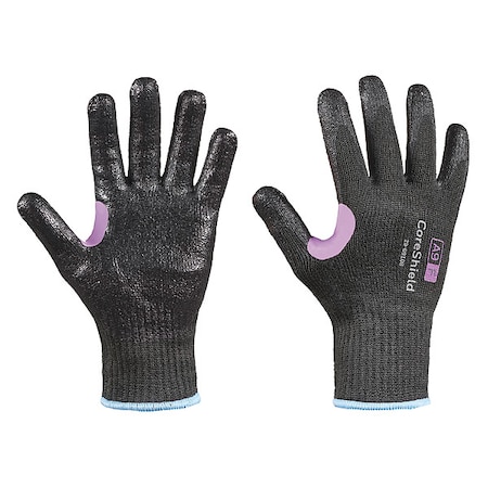 Honeywell Cut-Resistant Gloves, Cut Level A9 , Dipped , Nitrile , Smooth , 9 1 PR 29-0910B/9L