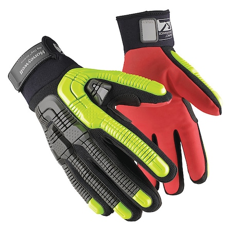 Honeywell Cut-Resistant Gloves, Hook-and-Loop, L, PR 42-622BY/9L