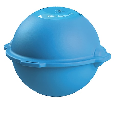 TEMPO COMMUNICATIONS Marker Ball, Polyethylene, Blue OM-08