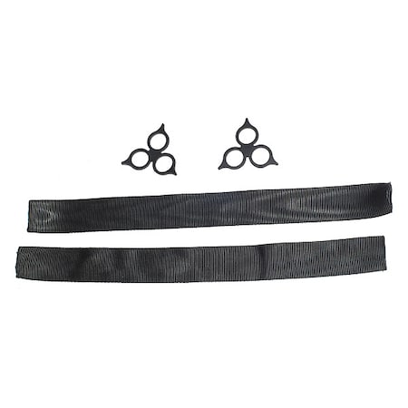 Lockjaw Synthetic Shackle Kit, 8" L x 1/4" W, PK2 16-025008