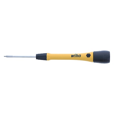 Wiha ESDPrecisionScrDrv, Torx, T3, Black, Round 27862