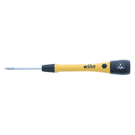 Wiha ESDPrecisionScrDrv, Torx, T5, Black, Round 27864