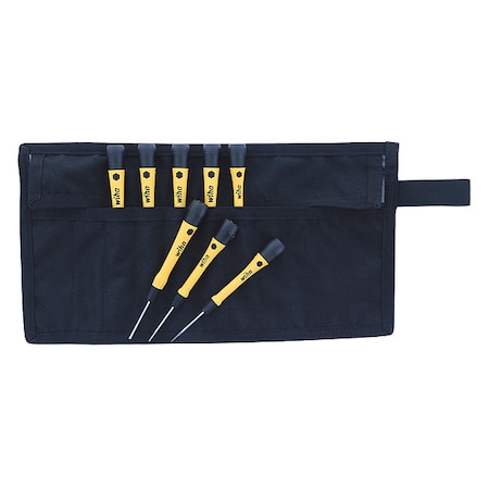 Wiha ESD Safe Precision Screwdriver Set, Metric, 8pcs 27396
