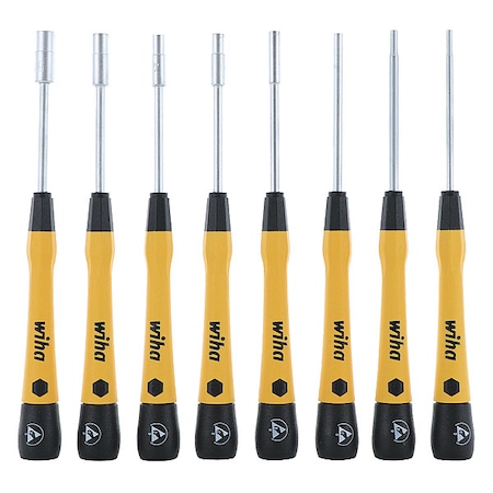 Wiha Solid Shank Precision Nut Driver Set 27789