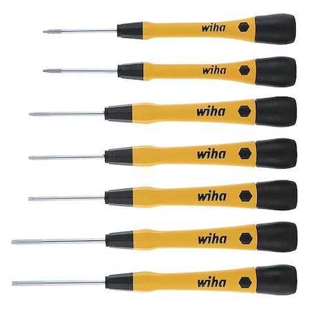 Wiha ESD Safe Screwdriver Set, Torx, 7 pcs 27892