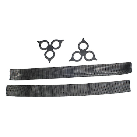 Lockjaw Synthetic Shackle Kit, 5" L x 3/8" W, PK2 16-037505