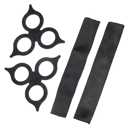 Lockjaw Synthetic Shackle Kit, PK2, Pin Length: 3-1/2 in 16-050006