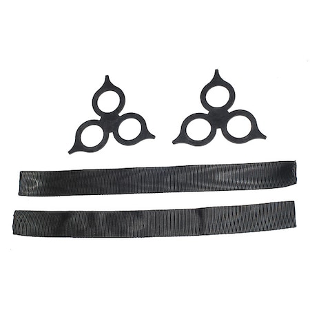 Lockjaw Synthetic Shackle Kit, 12" L x 1/2" W, PK2 16-050012