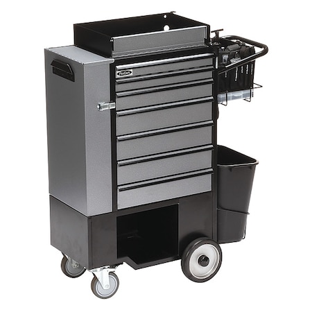Flexcart Tool Utility Cart, 2 Shelves, 37 1/2 in W, 45 in H FC-100CSWBT